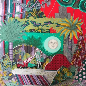 Hermes Scarf Acte III Scene I by Edouard Baribeaud