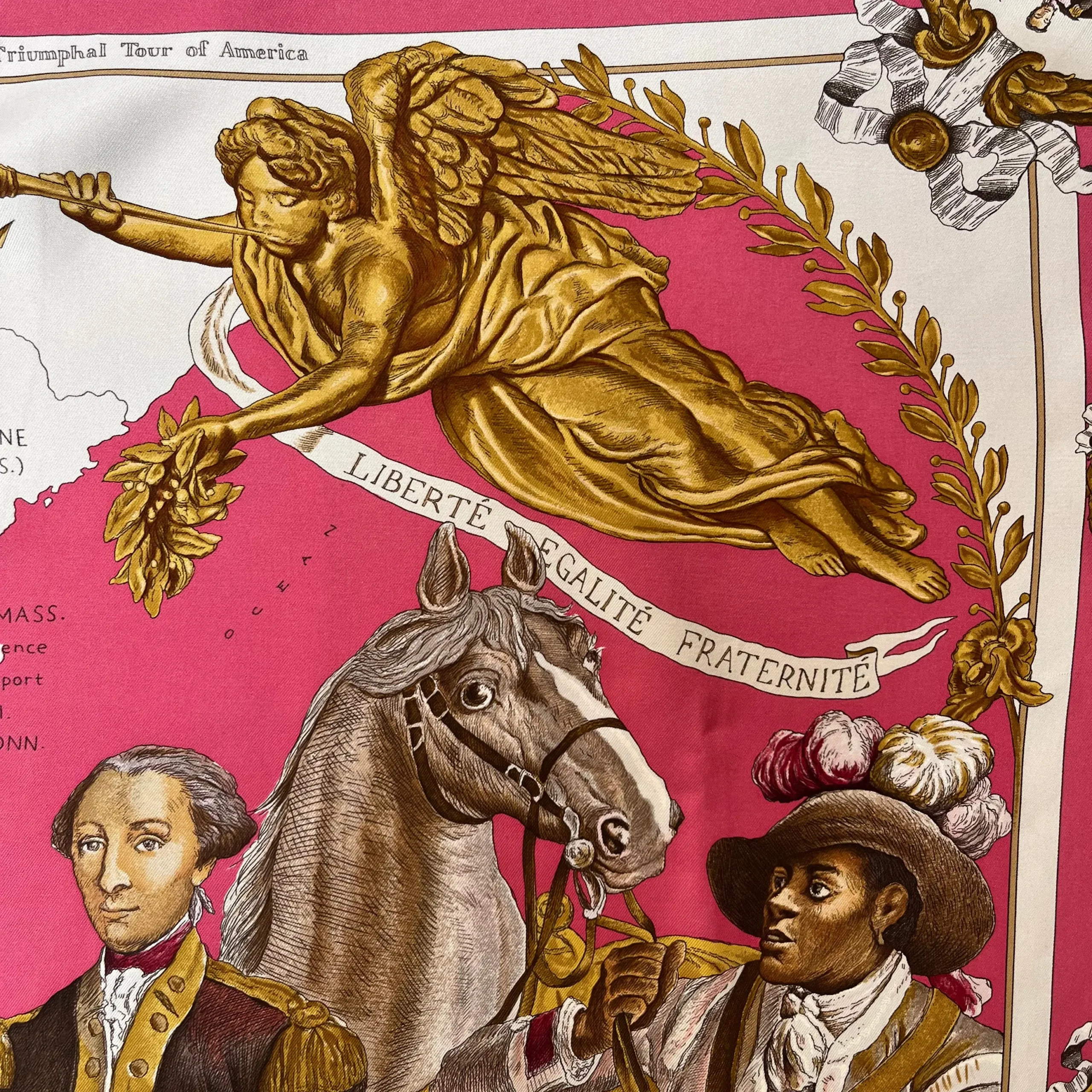 Hermes Scarf Marquis du Lafayette Kermit Oliver
