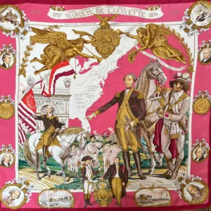 Hermes Scarf Marquis du Lafayette by Kermit Oliver