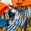 Vintage Hermes Scarf Astrologie Forever by Françoise Faconnet in blue from UK based HermesScarf.co.uk