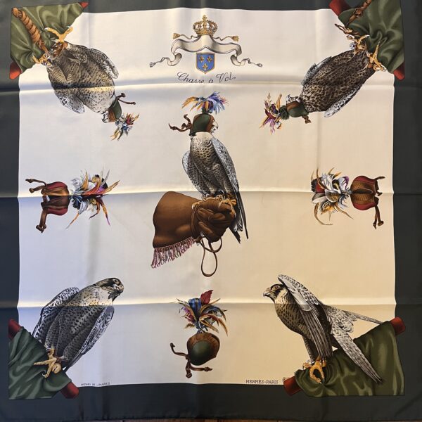 Hermes Scarf Chasse a Vol by Henri de Linares