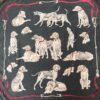Vintage Hermes Scarf UK Chiens de Meute by Xavier de Poret