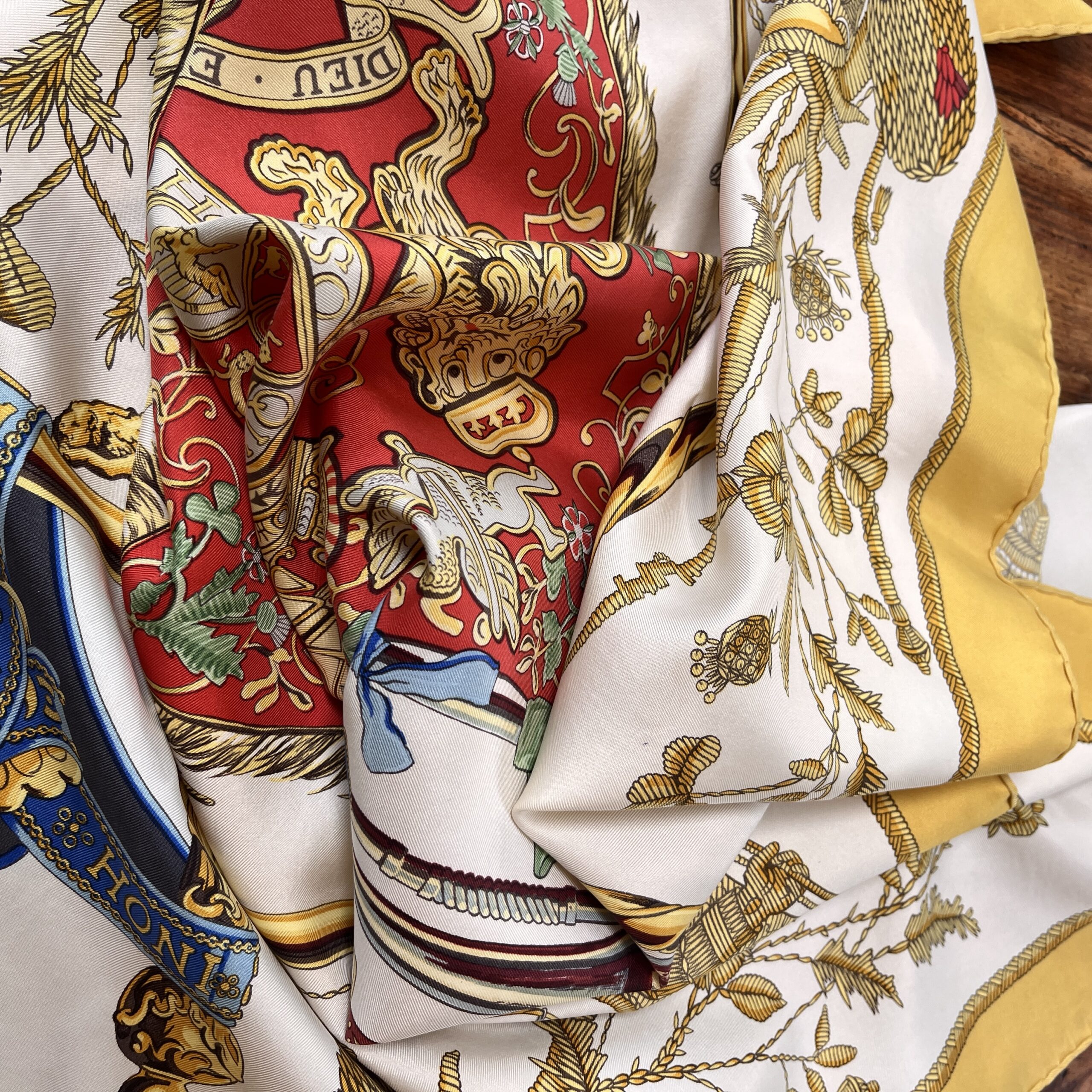 Boucle De Ceinture Vintage "Dieu Et Mon Droit" - Occasion En Bon état
